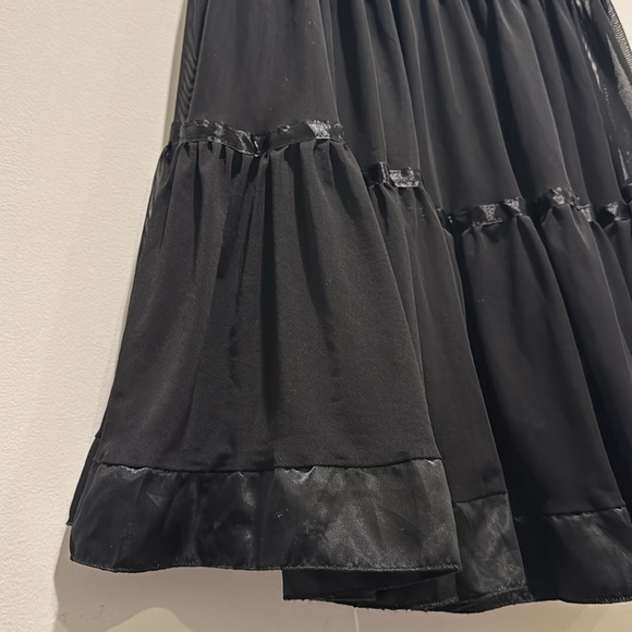 CISMARK Long Modern Flamenco Waltz Standard Ballroom Dance Fancy Training Skirt - Picture 8 of 10